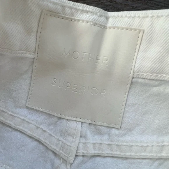 New MOTHER The Maven Bermuda Fray Shorts Sz 25 - Picture 2 of 12